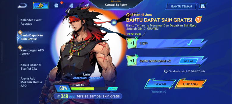 Dapatkan Skin Lam Bertema Silat!